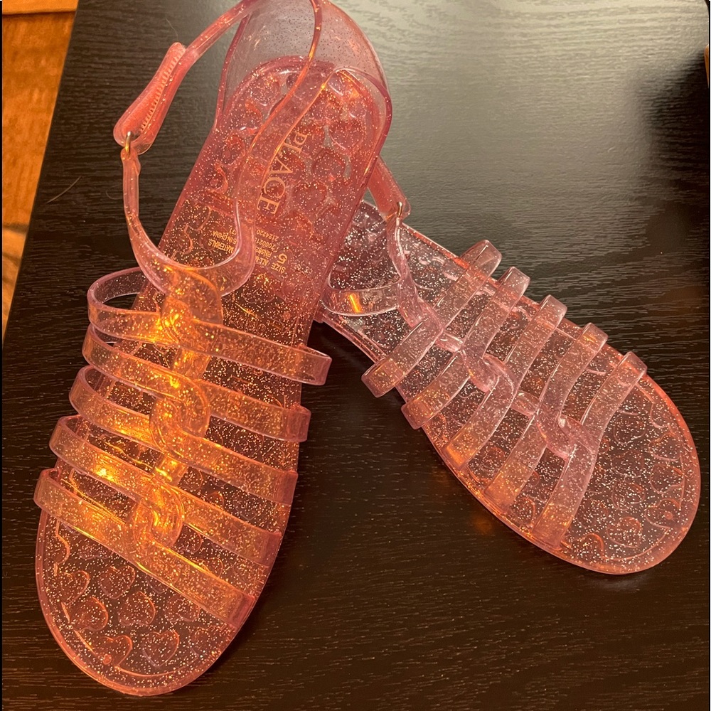The Children’s Place Girls Sparkle 💖 Jelly Shoes